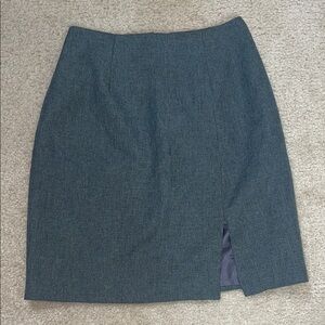 Christopher & Banks Gray Pencil Skirt